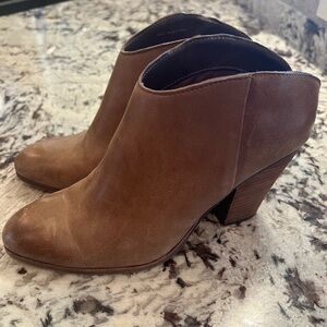 Brown Leather Ankle Boots